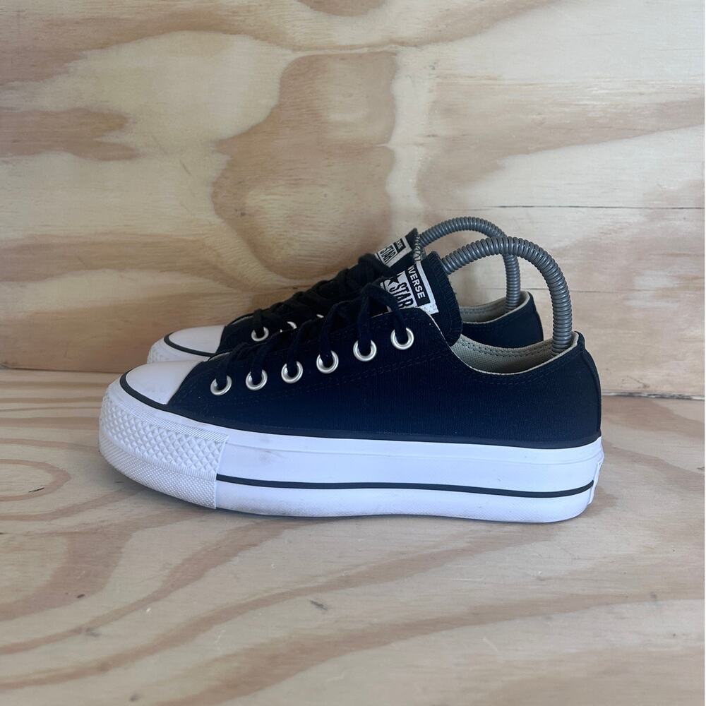 Converse All Star - CT Lift Platform Ox -Sneakers -Black - Women's - 6 - 560250F - Picture 3 of 9